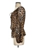 MICHAEL Michael Kors 100% Polyester Brown 3/4 Sleeve Blouse Size S (petite) - photo 5