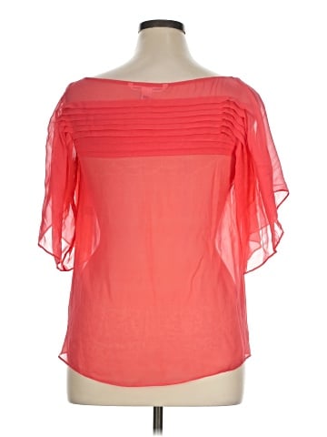 Diane von Furstenberg Short Sleeve Silk Top (view 2)