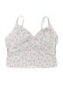 Lands' End Floral Gray Swimsuit Top Size 16 - photo 1