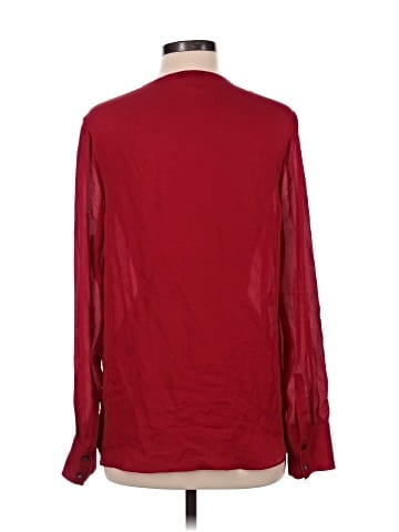 Derek Lam 10 Crosby Long Sleeve Silk Top (view 2)