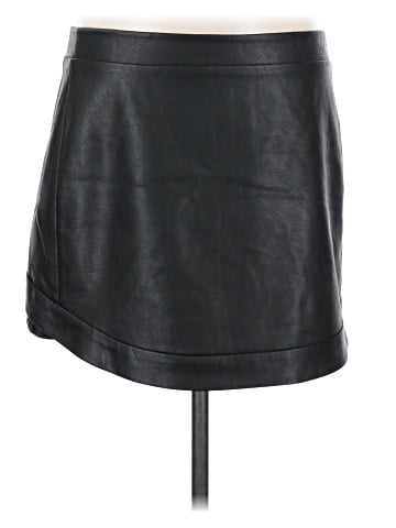 BCBGMAXAZRIA Faux Leather Skirt (view 1)