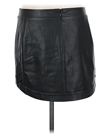BCBGMAXAZRIA Faux Leather Skirt (view 2)