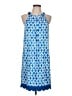 Mud Pie Graphic Blue Casual Dress Size L - photo 1
