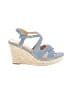 Forever Blue Wedges Size 7 1/2 - photo 1