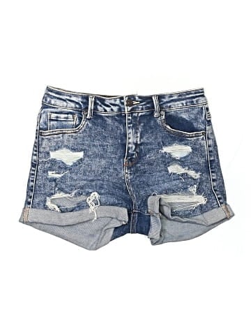 Wax Jean Denim Shorts (view 1)