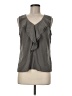 Calvin Klein Gray Sleeveless Blouse Size M - photo 1