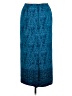 Kasper A.S.L. 100% Polyester Paisley Teal Formal Skirt Size 8 Petite - photo 2