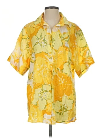 Faithfull the Brand Short Sleeve Button-Down Shirt (view 1)