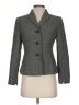 Evan Picone 100% Polyester Houndstooth Gray Blazer Size 4 Petite - photo 1