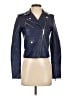 MICHAEL Michael Kors 100% Polyester Solid Blue Jacket Size XS - photo 1