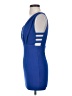 TOBI Solid Blue Cocktail Dress Size S - photo 5