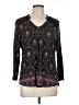 Daniel Rainn Black 3/4 Sleeve Blouse Size L - photo 1