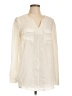 Mossimo Ivory Long Sleeve Blouse Size L - photo 1