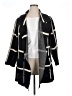 One World Stripes Black Cardigan Size XL - photo 1