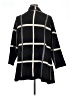 One World Stripes Black Cardigan Size XL - photo 2