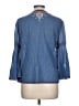 Johnny Was Blue 3/4 Sleeve Blouse Size L - photo 2