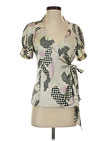 BCBGMAXAZRIA Short Sleeve Blouse (view 1)
