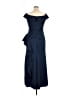 Xscape Solid Blue Cocktail Dress Size 14 - photo 2