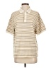 Zara Tan Short Sleeve Top Size S - photo 1