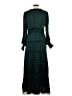 CeCe 100% Polyester Green Casual Dress Size L - photo 2