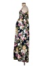 Pink Blush Floral Black Casual Dress Size S - photo 5