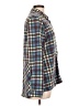 Robert Louis Plaid Blue Long Sleeve Blouse Size L - photo 4