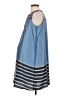 Ann Taylor LOFT 100% Polyester Stripes Blue Casual Dress Size Sm Maternity - photo 5