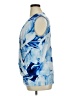 Jennifer Lopez Blue Sleeveless Blouse Size XL - photo 5
