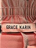 Grace Karin Solid Gray Casual Pants Size L - photo 7