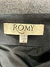 ROMY Solid Gray Formal Skirt Size M - photo 4