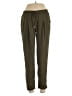 Alya 100% Polyester Solid Green Casual Pants Size L - photo 1
