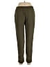 Alya 100% Polyester Solid Green Casual Pants Size L - photo 2
