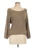 BCBGMAXAZRIA Metallic Gold Tan Pullover Sweater Size L - photo 1