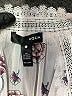 Aqua 100% Polyester Ivory 3/4 Sleeve Blouse Size L - photo 7