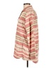 Toad & Co Stripes Pink Long Sleeve Button-Down Shirt Size L - photo 5