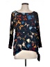 Weston Blue 3/4 Sleeve Blouse Size L - photo 1