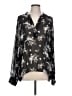 Vince. 100% Silk Black Long Sleeve Silk Top Size L - photo 1