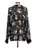 Vince. 100% Silk Black Long Sleeve Silk Top Size L - photo 2