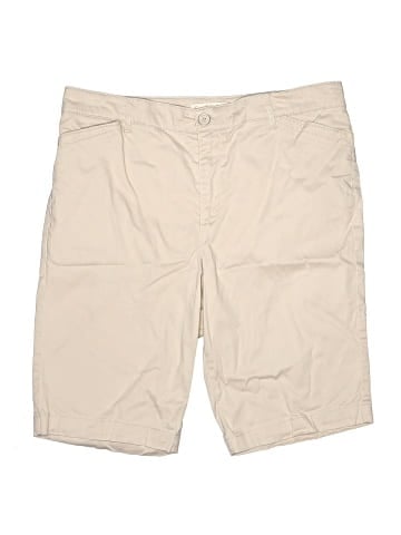 Gloria Vanderbilt Khaki Shorts (view 1)