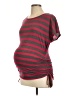 Mom's the Word Red Short Sleeve Top Size Lg Maternity - photo 1