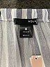 Aqua 100% Rayon Gray Short Sleeve Blouse Size S - photo 7