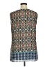 Rose + Olive 100% Polyester Blue Sleeveless Blouse Size 1X - photo 2
