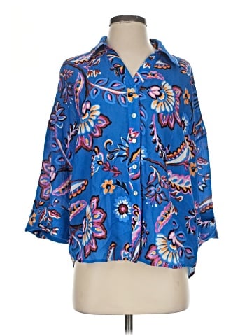 Tru Luxe Jeans 3/4 Sleeve Blouse (view 1)