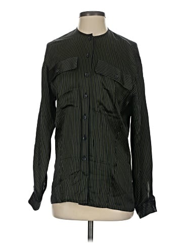 Escada by Margaretha Ley Long Sleeve Silk Top (view 1)