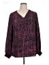Apt. 9 100% Polyester Burgundy Long Sleeve Blouse Size XL - photo 1