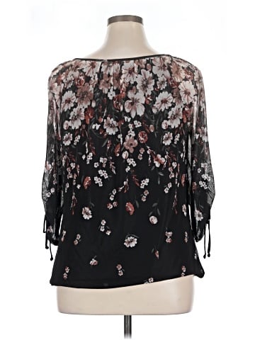 Sara Michelle 3/4 Sleeve Blouse (view 2)
