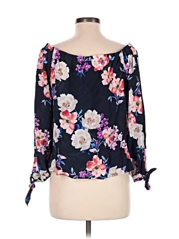 Yumi Kim 3/4 Sleeve Silk Top (view 2)