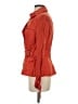 Talbots 100% Linen Orange Trenchcoat Size 4 - photo 5