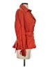 Talbots 100% Linen Orange Trenchcoat Size 4 - photo 4