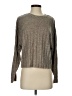 Dex Metallic Gray Pullover Sweater Size S - photo 1